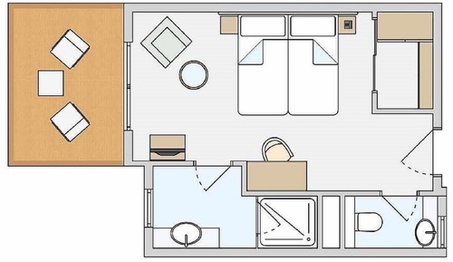 Habitación económica doble