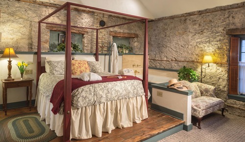 Habitación, 1 cama de matrimonio, chimenea