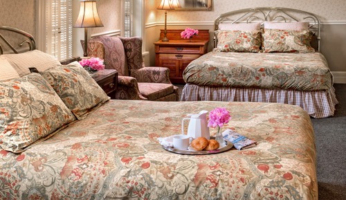 Habitación, 2 camas de matrimonio, bañera de hidromasaje