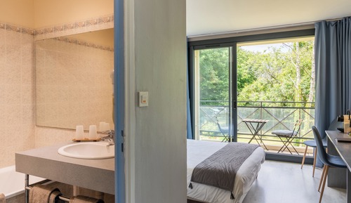 Habitación doble superior, balcón, vistas al jardín
