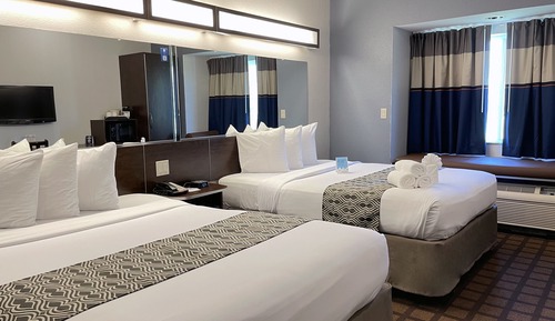 Habitación, 2 camas de matrimonio, accesible para personas con discapacidad, no fumadores