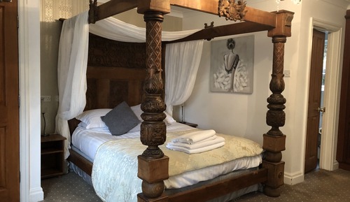 Habitación doble, baño privado (4 Poster )