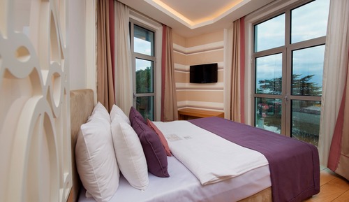 Habitación individual, vistas al mar