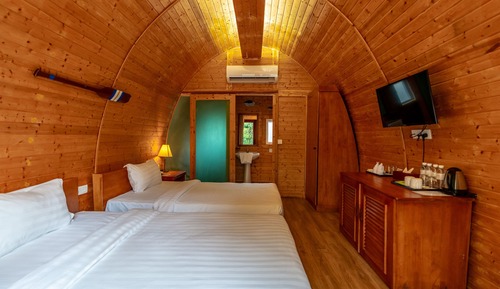 Habitación individual Deluxe, 2 habitaciones, no fumadores, vistas al jardín