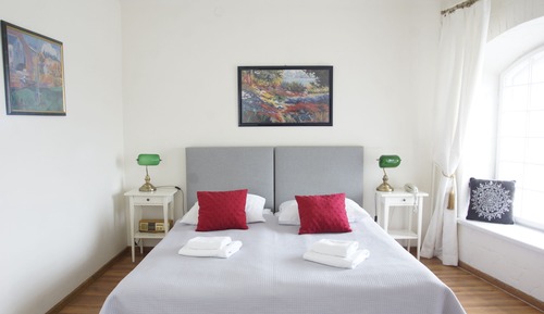 Habitación estándar con 1 cama doble o 2 individuales, vistas a la ciudad