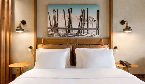 Habitación superior, vistas a la montaña