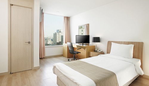 Habitación con 1 cama doble o 2 individuales