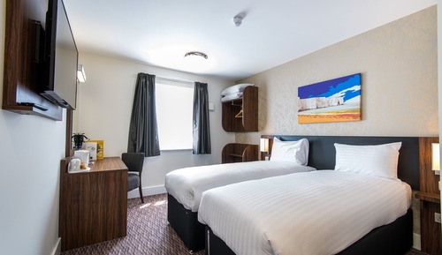 Habitación con 2 camas individuales