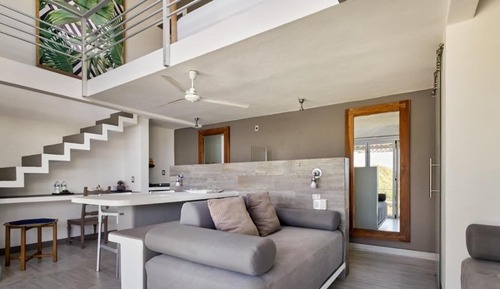 Suite estudio superior, 1 cama de matrimonio grande, vistas al mar