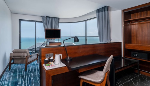 Habitación panorámica, balcón, vistas al mar