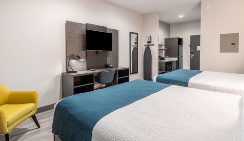 Habitación Deluxe, 2 camas de matrimonio, no fumadores, cocina básica