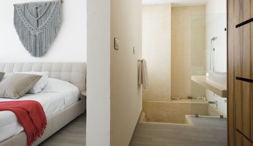 Loft, vistas a la piscina