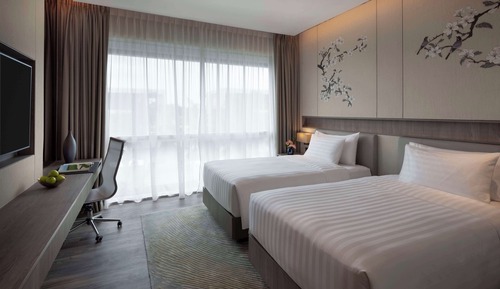 Habitación Deluxe, 2 camas individuales, vistas a la piscina (Laguna)