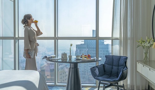 Habitación superior, 2 camas individuales, vistas a la ciudad