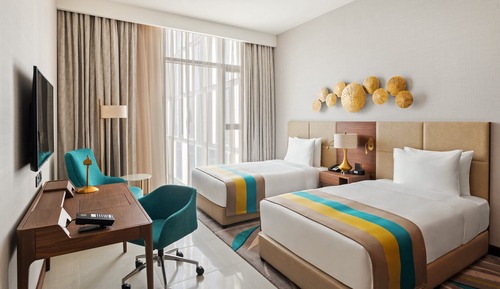 Habitación estándar, 2 camas individuales, vistas a la ciudad