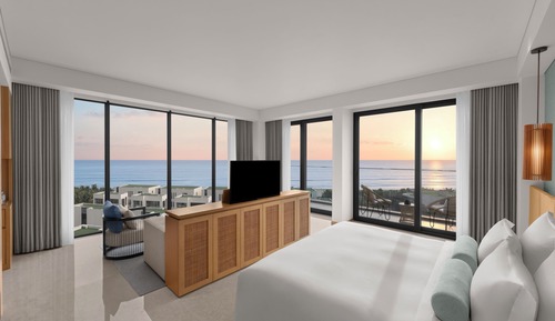 Suite, 1 cama de matrimonio grande, vistas al mar, en esquina