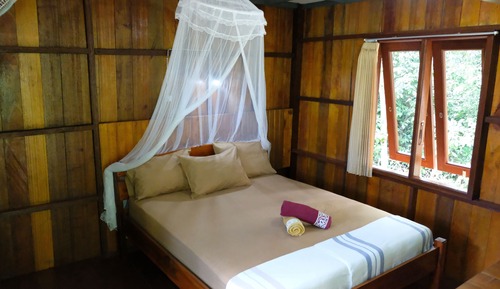 Habitación cuádruple familiar, vistas al lago
