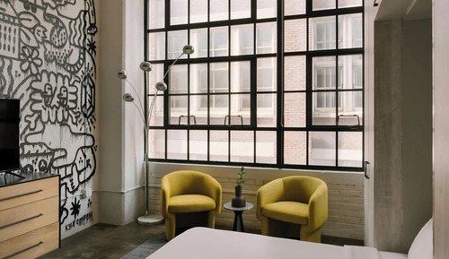 Estudio, 1 cama de matrimonio (Mobility Accessible, Roll-in Shower)