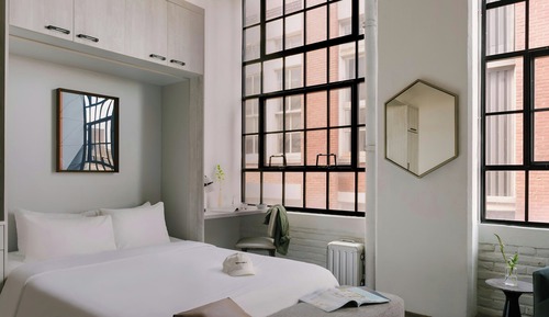 Estudio, 1 cama de matrimonio (View)