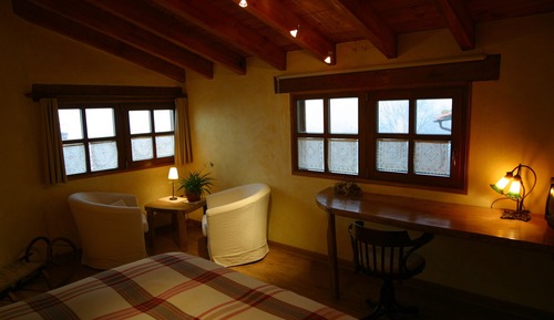 Habitación doble superior, bañera de hidromasaje, vistas a la montaña