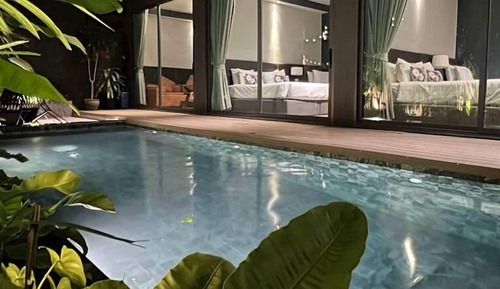 Villa familiar, 2 habitaciones, piscina privada, vistas a la piscina