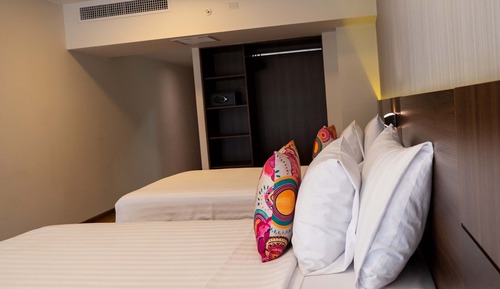 Habitación con 2 camas individuales