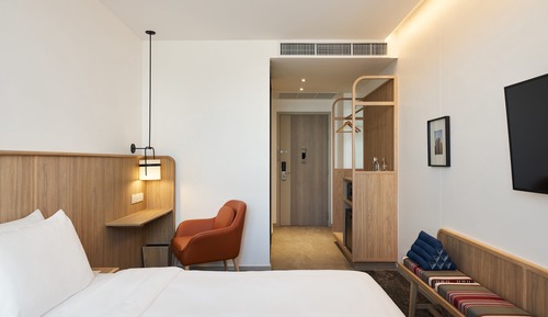 Habitación, 1 cama de matrimonio grande (Comfy King City)