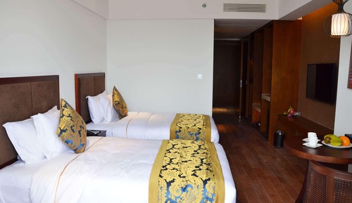 Habitación Deluxe con 2 camas individuales, vistas al río