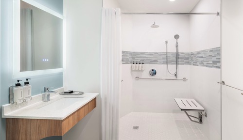 Habitación estándar, 1 cama de matrimonio, ducha adaptada (Mobility)