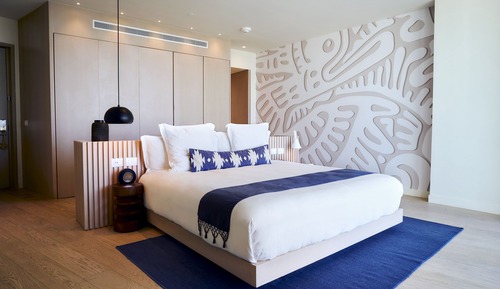 Habitación superior, 1 cama de matrimonio grande, vistas al mar