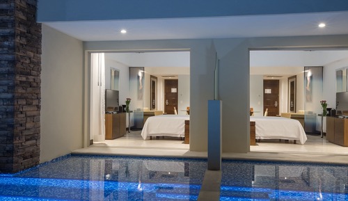 Habitación Club, 1 cama de matrimonio grande, acceso a la piscina, planta baja
