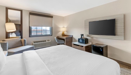 Habitación estándar, 1 cama de matrimonio grande, no fumadores (Roll-In Shower)