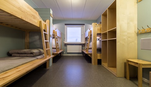 Habitación económica, varias camas, baño compartido