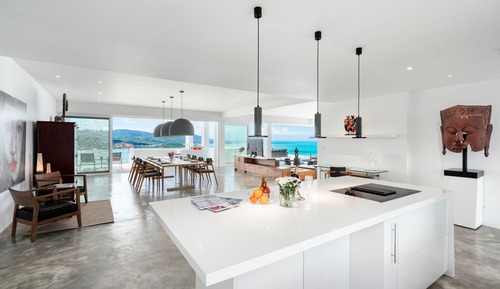 Habitación, vistas al mar