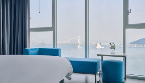 Habitación Deluxe con 2 camas individuales, vistas al mar (Family)