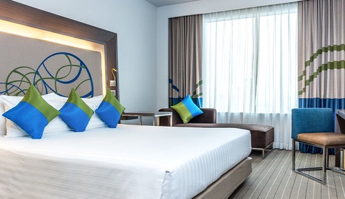 Habitación ejecutiva, 1 cama de matrimonio grande, no fumadores, vistas a la ciudad