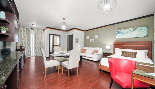 Suite estudio, 1 cama de matrimonio