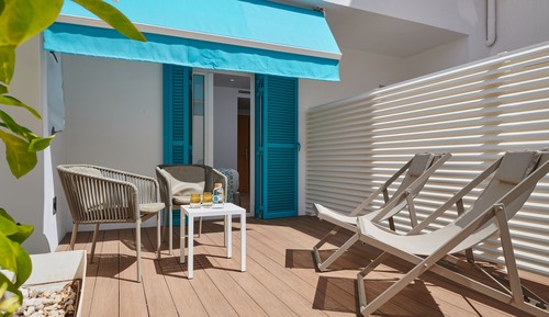 Habitación doble superior, terraza