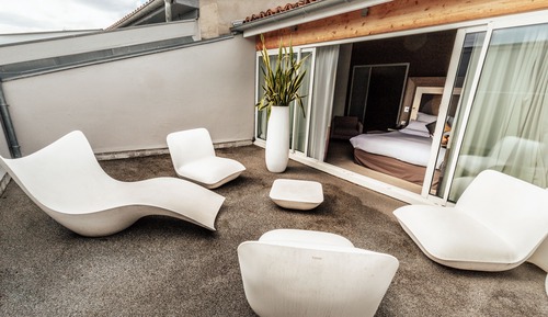 Suite ejecutiva, 1 cama de matrimonio con sofá cama, terraza