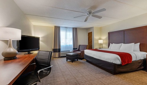 Habitación, 1 cama de matrimonio grande con sofá cama, no fumadores, bañera de hidromasaje