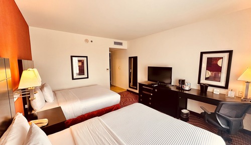 Habitación, 2 camas de matrimonio, no fumadores, vistas a la ciudad
