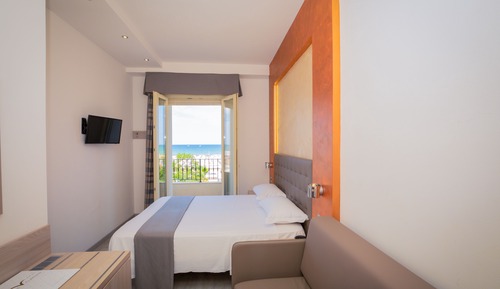 Habitación cuádruple superior, vistas al mar