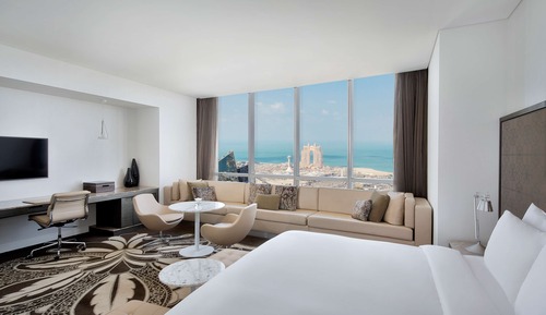 Suite, 1 cama de matrimonio grande, vistas al mar, en una planta alta