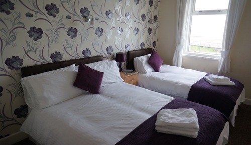 Habitación triple familiar, vistas al mar