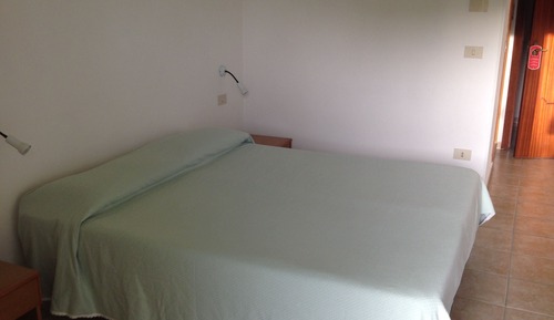 Habitación básica con 1 cama doble o 2 individuales, baño privado