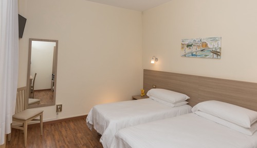 Habitación estándar con 1 cama doble o 2 individuales