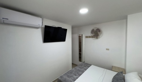 Habitacion Twin con  aire acondicionado