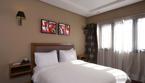 Habitación doble superior, 1 cama de matrimonio, no fumadores, vistas al patio