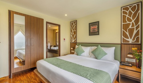 Habitación familiar, 2 habitaciones, balcón, vistas al valle