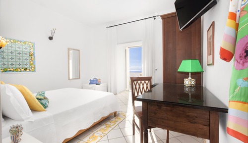 Habitación estándar doble, balcón, vistas al mar